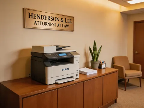 Small law firm with a Brother color laser MFC